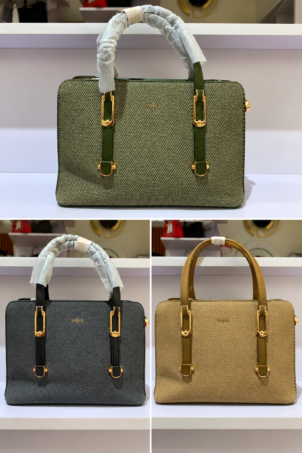 now Sac à main texturé « Carly» - Image 1